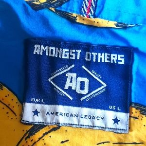 Man's short sleeve shirt. Brand is Amongst Others